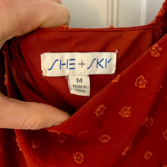 Burnt orange dress - Picture 3 of 3